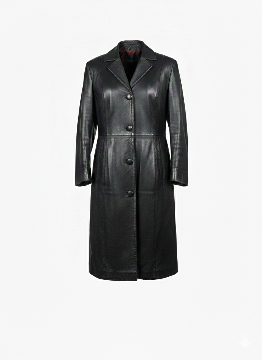 Manteau Long en Cuir / Archive Antonio Pola Cardona